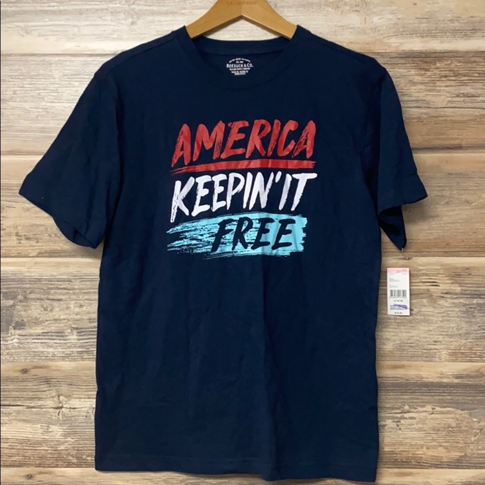 Boy's "America Keepin' It Free" Americana Tee NWT